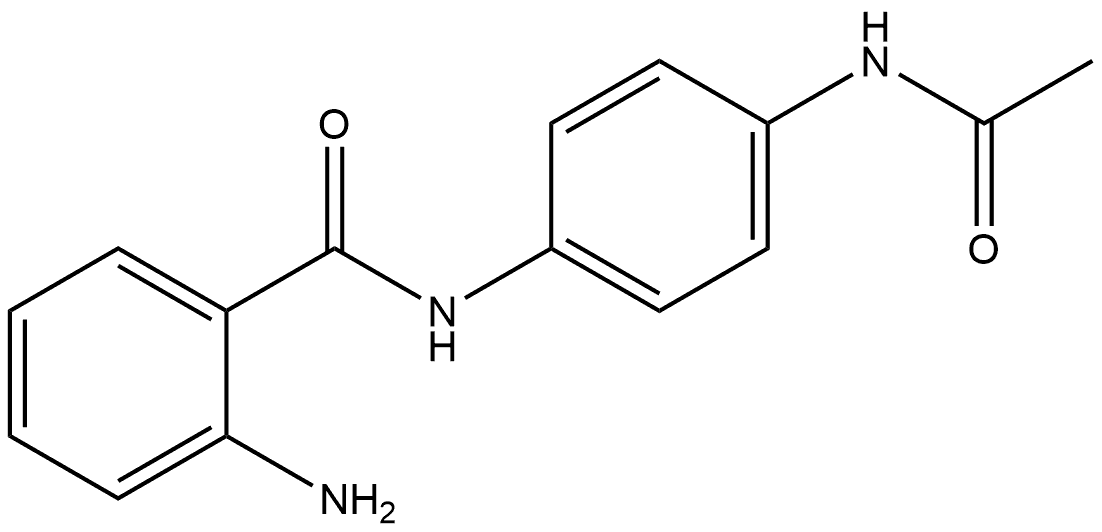 N-[4-(Acetylamino)phenyl]-2-aminobenzamide Structure