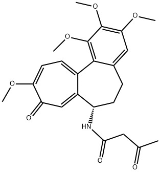 N-acetoacetyl-N-deacetylcolchicine Struktur