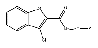 Benzo[b]thiophene-2-carbonyl isothiocyanate, 3-chloro-