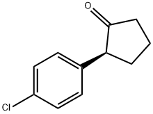 Cyclopentanone, 2-(4-chlorophenyl)-, (2S)-,884496-20-2,结构式