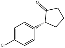 Cyclopentanone, 2-(4-chlorophenyl)-, (2R)- Structure