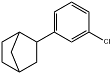 Bicyclo[2.2.1]heptane, 2-(3-chlorophenyl)- Structure
