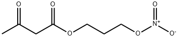 Butanoic acid, 3-oxo-, 3-(nitrooxy)propyl ester Structure