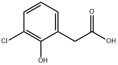 Benzeneacetic acid, 3-chloro-2-hydroxy- 结构式