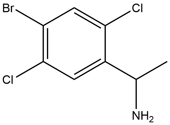 Benzenemethanamine, 4-bromo-2,5-dichloro-α-methyl- Structure