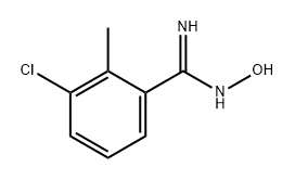 Benzenecarboximidamide, 3-chloro-N-hydroxy-2-methyl- Structure