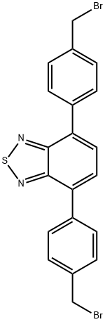 2,1,3-Benzothiadiazole, 4,7-bis[4-(bromomethyl)phenyl]- Structure