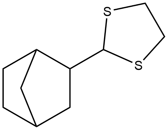 1,3-Dithiolane, 2-bicyclo[2.2.1]hept-2-yl-, exo- (9CI) Structure