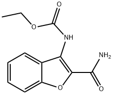Carbamic acid, N-[2-(aminocarbonyl)-3-benzofuranyl]-, ethyl ester