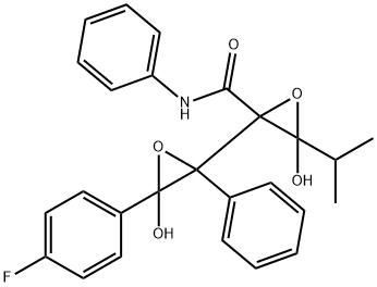 3'-(4-Fluorophenyl)-3,3'-dihydroxy-3-(1-methylethyl)-N,2'-diphenyl-[2,2'-bioxirane]-2-carboxamide

Discontinued Structure