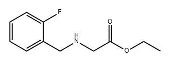 Glycine, N-[(2-fluorophenyl)methyl]-, ethyl ester Structure