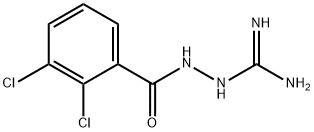 Benzoic acid, 2,3-dichloro-, 2-(aminoiminomethyl)hydrazide Struktur