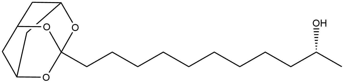 2,4,10-Trioxatricyclo[3.3.1.13,7]decane-3-decanol, α-methyl-, (R)- (9CI)