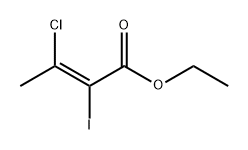 2-Butenoic acid, 3-chloro-2-iodo-, ethyl ester, (2E)-