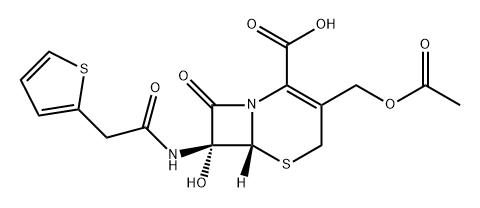 7-羟基头孢噻吩, 88837-50-7, 结构式