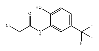 Acetamide, 2-chloro-N-[2-hydroxy-5-(trifluoromethyl)phenyl]- Structure