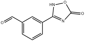 3-(5-oxo-4,5-dihydro-1,2,4-oxadiazol-3-yl)benzalde hyde Structure