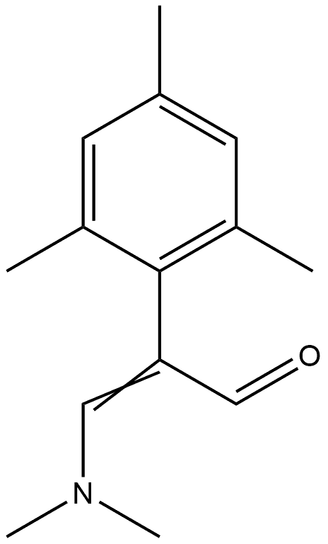 Benzeneacetaldehyde, α-[(dimethylamino)methylene]-2,4,6-trimethyl-,88905-18-4,结构式