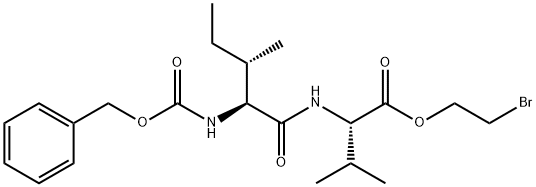 L-Valine, N-[N-[(phenylmethoxy)carbonyl]-L-isoleucyl]-, 2-bromoethyl ester (9CI)