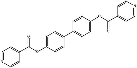4-Pyridinecarboxylic acid, [1,1'-biphenyl]-4,4'-diyl ester (9CI) Structure