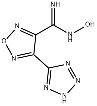 1,2,5-OXADIAZOLE-3-CARBOXIMIDAMIDE, N'-HYDROXY-4-(2H-TETRAZOL-5-YL)- Structure