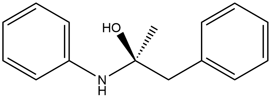 (βS)-β-(Phenylamino)benzenepropanol Structure