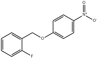 Benzene, 1-fluoro-2-[(4-nitrophenoxy)methyl]- Structure