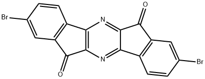 Diindeno[1,2-b:1',2'-e]pyrazine-6,12-dione, 2,8-dibromo-|Diindeno[1,2-b:1',2'-e]pyrazine-6,12-dione, 2,8-dibromo-