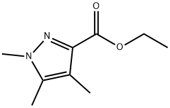 1,4,5-三甲基-1H-吡唑-3-羧酸乙酯 结构式