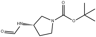 1-Pyrrolidinecarboxylic acid, 3-(formylamino)-, 1,1-dimethylethyl ester, (3S)-
