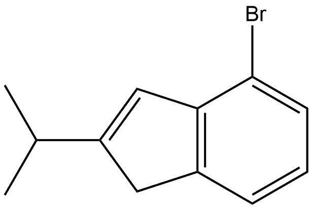 4-溴-2-异丙基-1H-茚 结构式