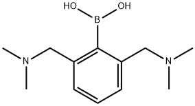 (2,6-Bis((dimethylamino)methyl)phenyl)boronic acid Struktur