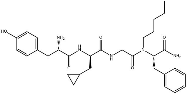 D-CPR2, DE-COOH-NLE5-ENKEPHALIN) Struktur