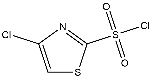 4-氯噻唑-2-磺酰氯 结构式