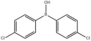 Borinic acid, B,B-bis(4-chlorophenyl)- Structure