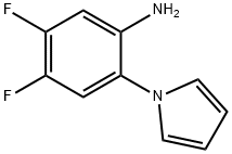 4,5-二氟-2-(1H-吡咯-1-基)苯胺, 896429-38-2, 结构式