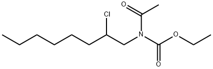 Carbamic acid, acetyl(2-chlorooctyl)-, ethyl ester (9CI)