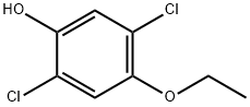 Phenol, 2,5-dichloro-4-ethoxy- Struktur