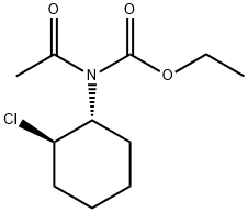 Carbamic acid, acetyl(2-chlorocyclohexyl)-, ethyl ester, trans- (9CI)