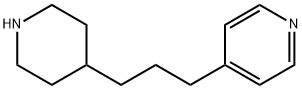 Pyridine, 4-[3-(4-piperidinyl)propyl]- Struktur