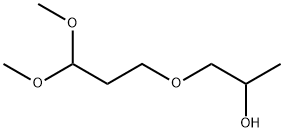2-Propanol, 1-(3,3-dimethoxypropoxy)- Struktur