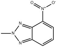 2H-BENZOTRIAZOLE, 2-METHYL-4-NITRO- 结构式