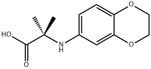 Alanine, N-?(2,?3-?dihydro-?1,?4-?benzodioxin-?6-?yl)?-?2-?methyl- Struktur