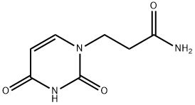 3-(2,4-二氧代-3,4-二氢嘧啶-1(2H)-基)丙酰胺, 89853-99-6, 结构式