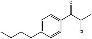 1-Propanone, 1-(4-butylphenyl)-2-chloro-, 89878-71-7, 结构式