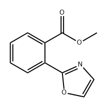 Benzoic acid, 2-(2-oxazolyl)-, methyl ester 结构式