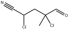 2,4-二氯-4-甲基-5-氧代戊烷腈,90044-00-1,结构式