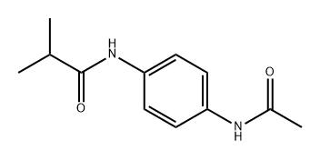 Propanamide, N-[4-(acetylamino)phenyl]-2-methyl- 结构式