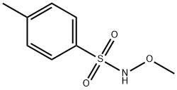 Benzenesulfonamide, N-methoxy-4-methyl- Structure