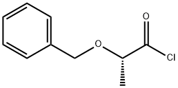 (S)-(-)-2-苄氧基丙酰氯 结构式